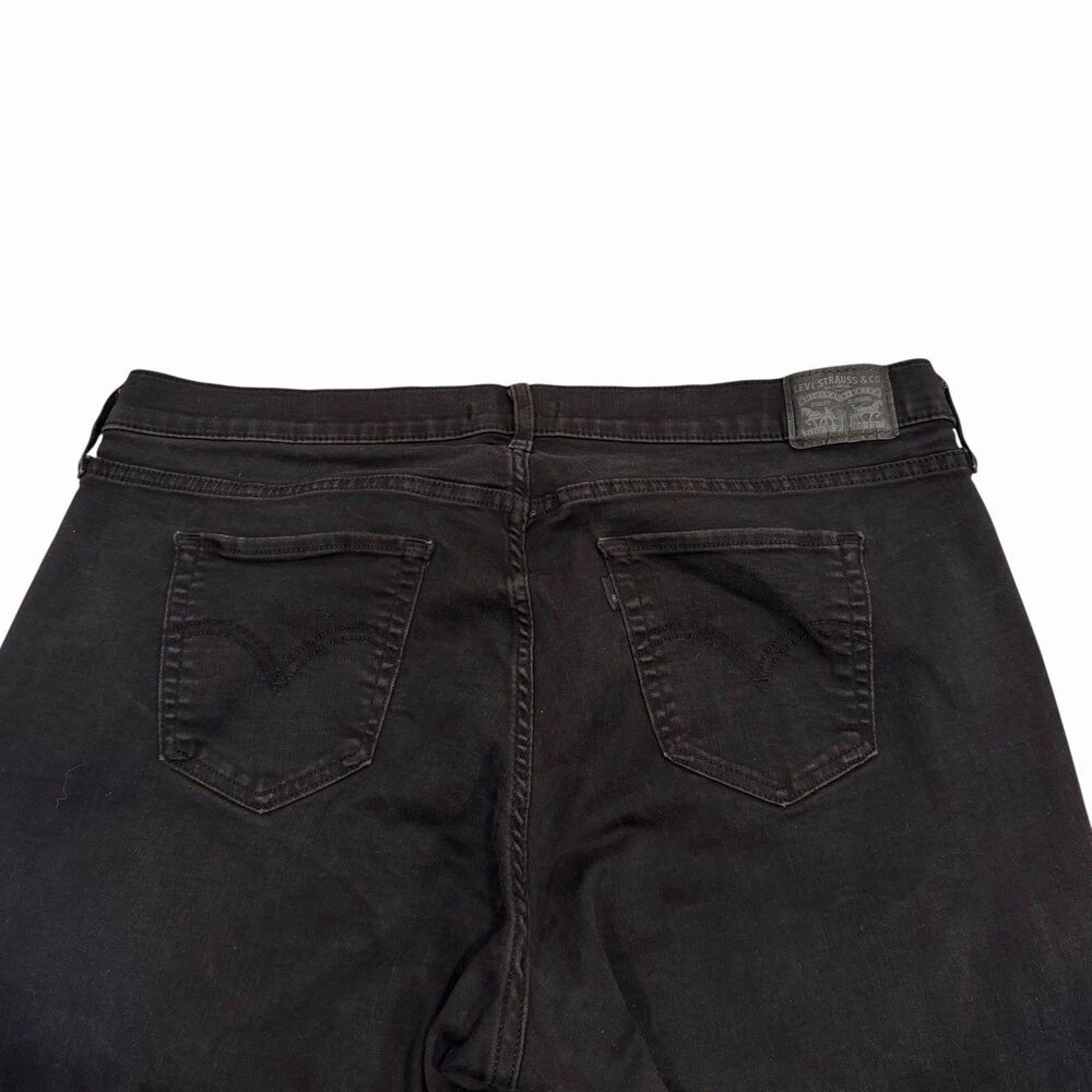 Levi’s Jeans Classic Straight Womens 20W Black Tab Denim Stretch Plus Size - Picture 5 of 11